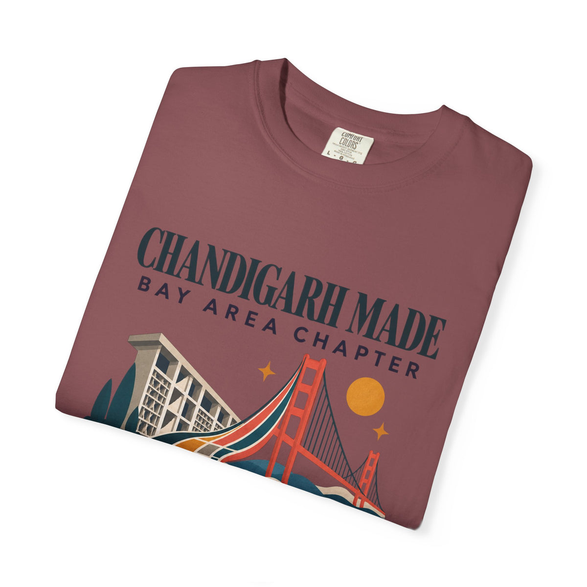 Chandigarh made Bay area chapter— Rooted  T-Shirt