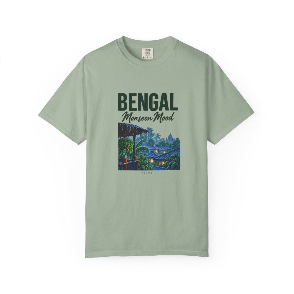Bengal — Monsoon Mood — Rooted White Garment-Dyed T-Shirt