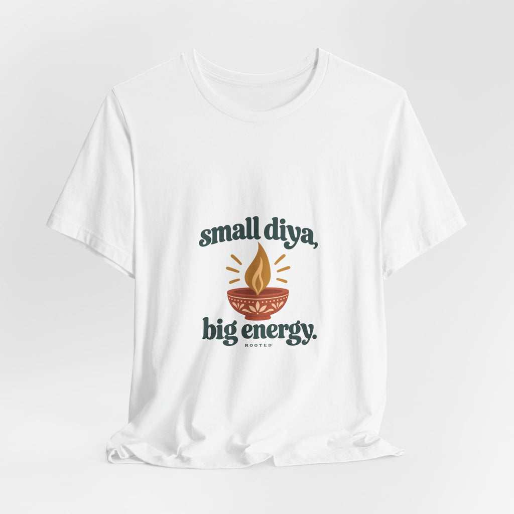 Small Diya, Big Energy Tee – Adult
