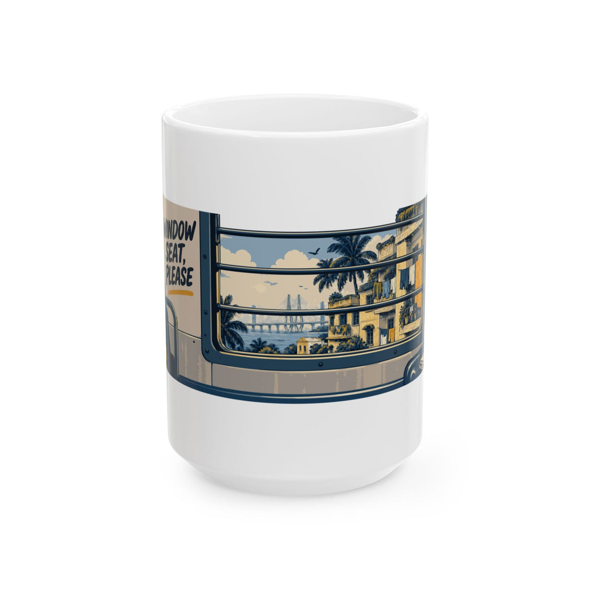 Window Seat, Please — Maharashtra Ceramic Mug