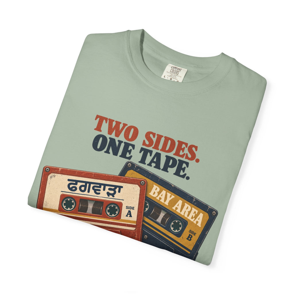 Two sides one tape— Phagwara X Bay area Rooted  T-Shirt