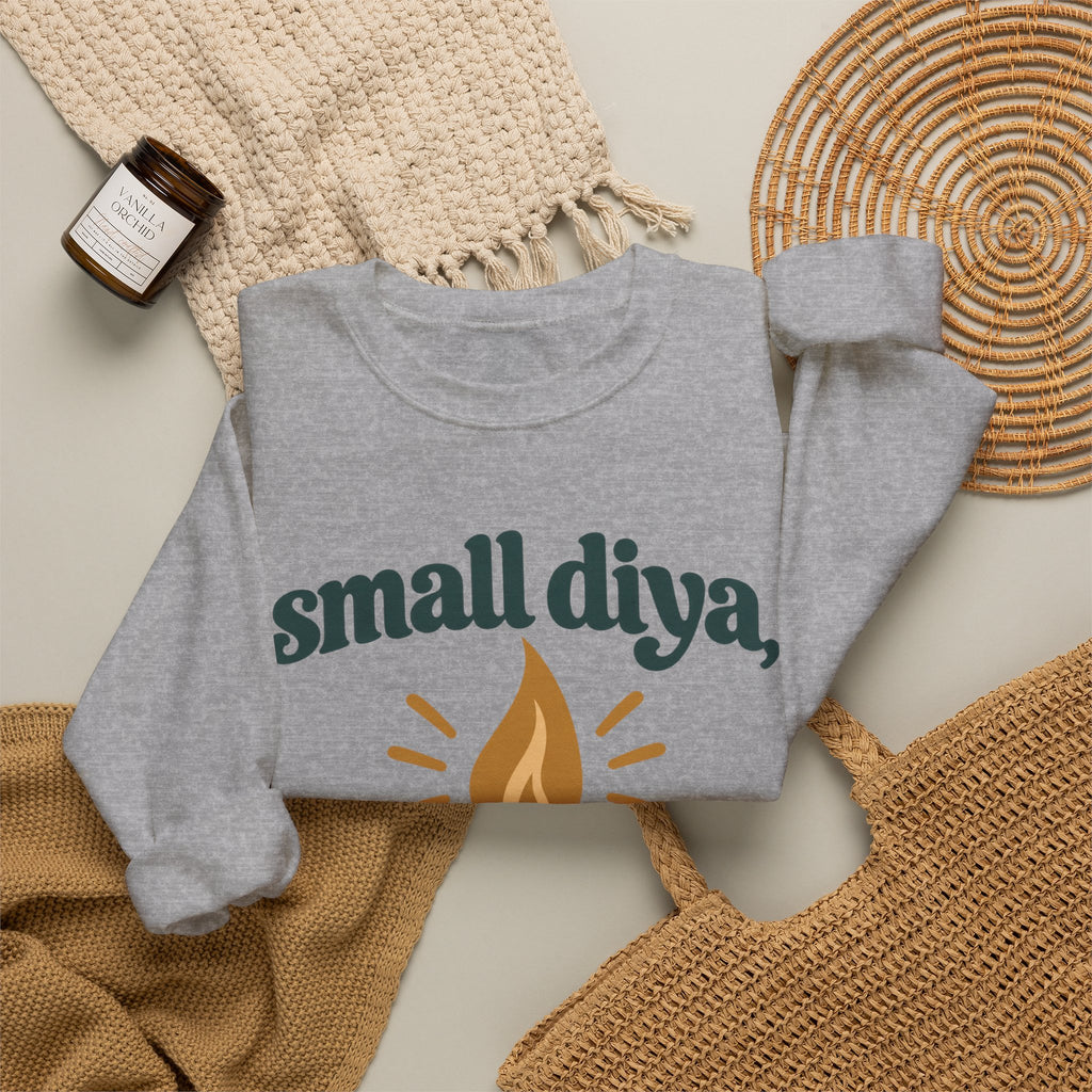 Small Diya, Big Energy Sweatshirt – Adult