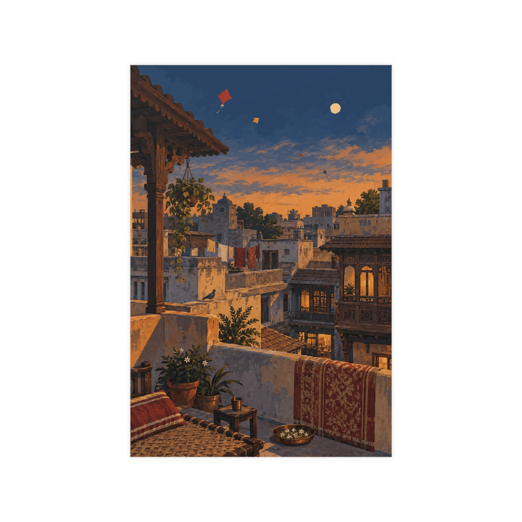 Above the Pol — Gujarat Art Print