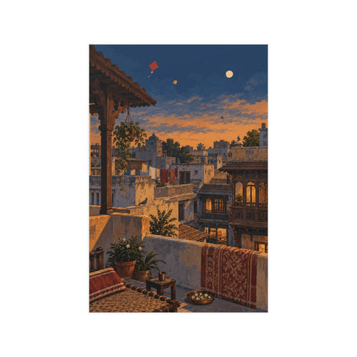 Above the Pol — Gujarat Art Print