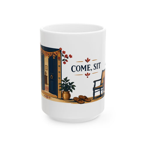 A Door Left Open — Gujarat Ceramic Mug