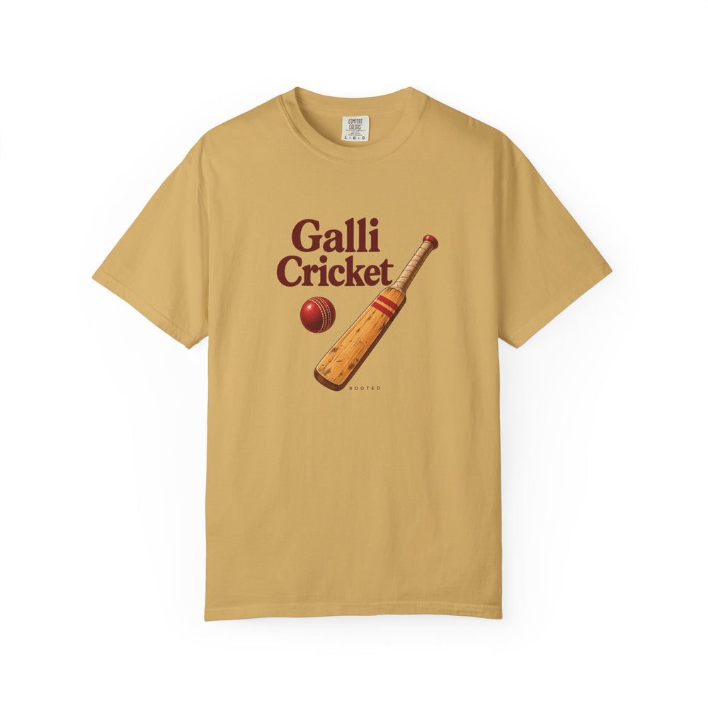 Galli Cricket — Rooted White Garment-Dyed T-Shirt