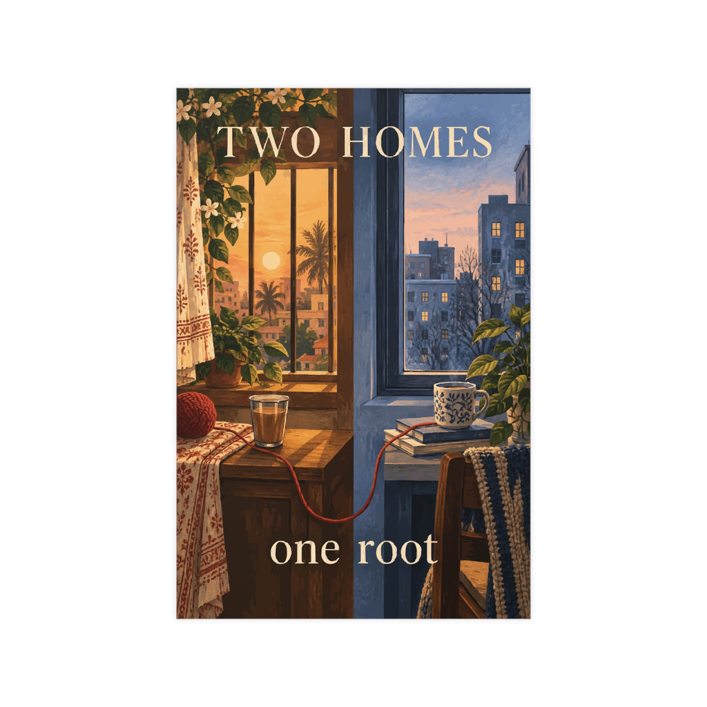 Two Homes, One Root — Two Homes Art Print