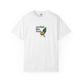 Less Plastic More Prasad — Rooted White Garment-Dyed T-Shirt