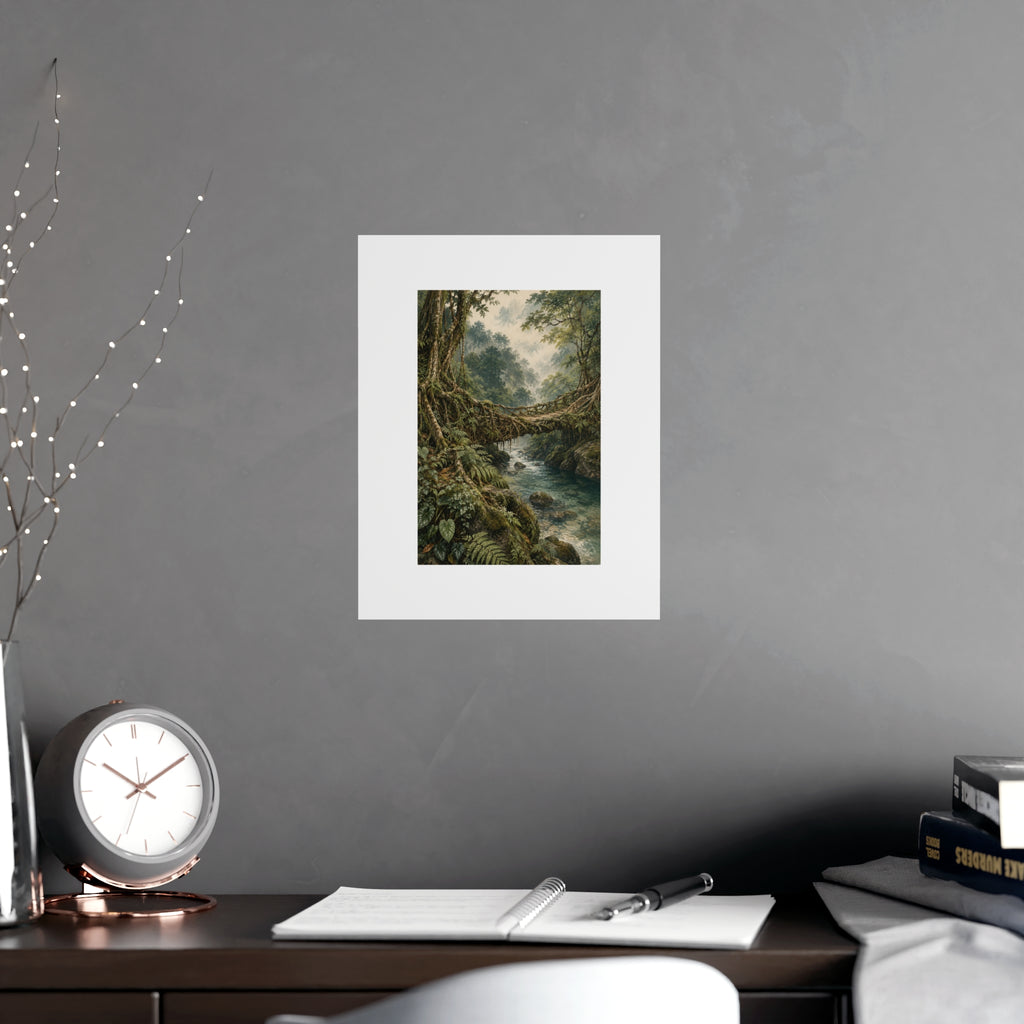 Living Threads — Meghalaya Matte Art Print | 11 × 14 in