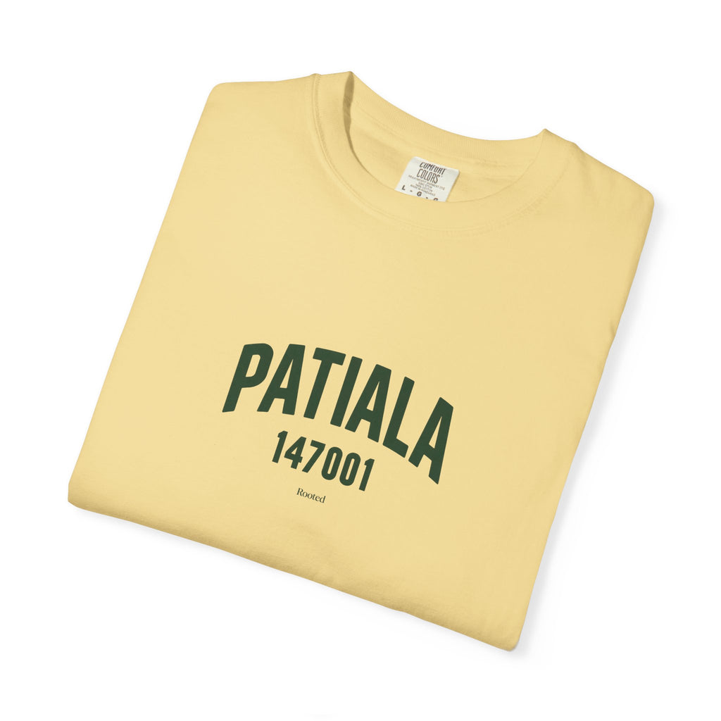 Patiala 147001 — Rooted White Garment-Dyed T-Shirt