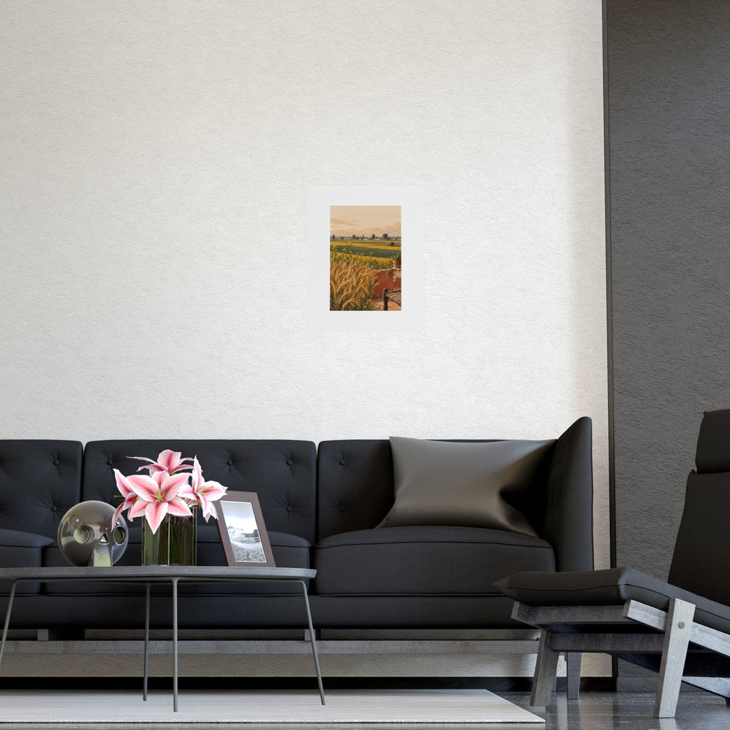 Fields of Belonging — Punjab Matte Art Print | 11 × 14 in