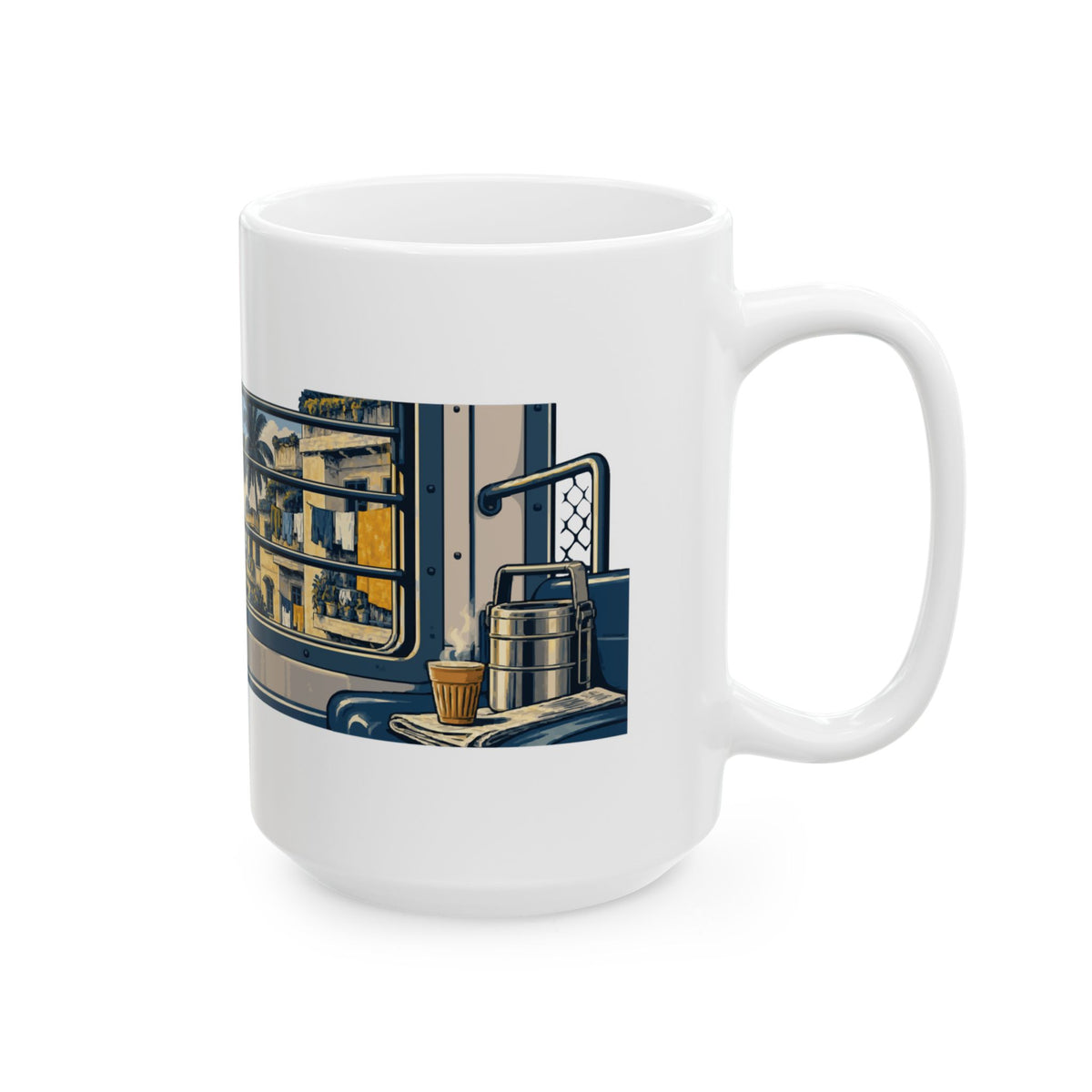 Window Seat, Please — Maharashtra Ceramic Mug