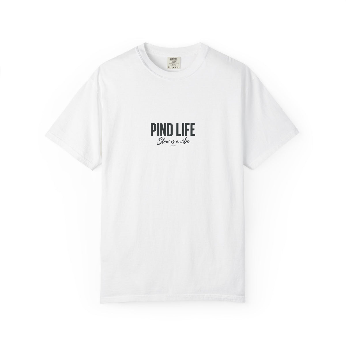 Pind Life — Rooted White Garment-Dyed T-Shirt