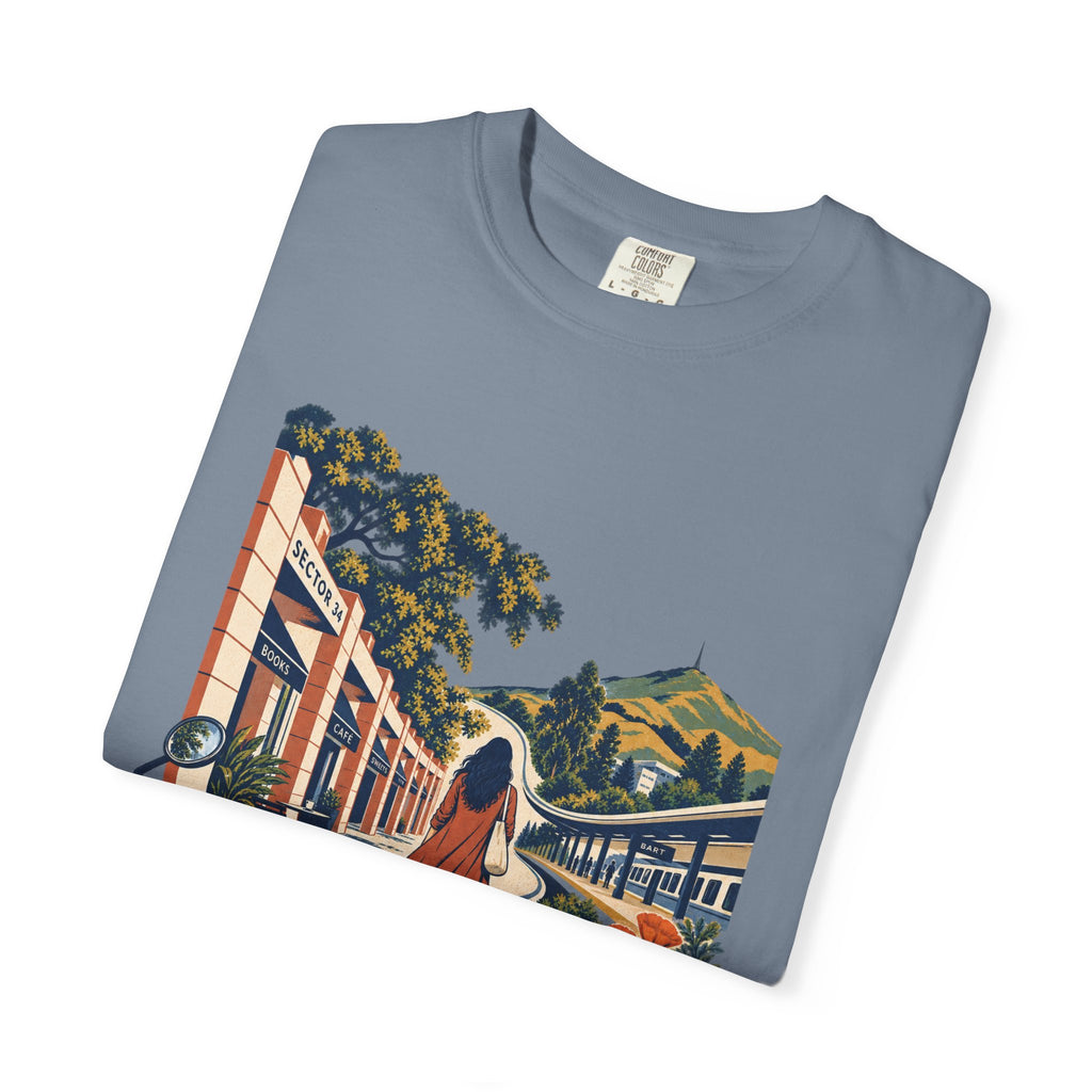 From Sector 34 to Fremont— Rooted White Garment-Dyed T-Shirt
