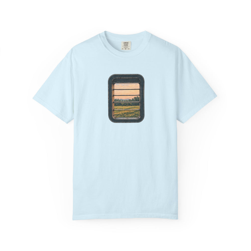 Some journeys stay with you— Rooted White Garment-Dyed T-Shirt | Unisex — Men & Women