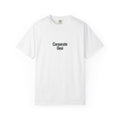 Corporate Desi — Rooted White Garment-Dyed T-Shirt