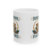 Filter Coffee. Full Circle. — Ceramic Mug | 11 oz & 15 oz