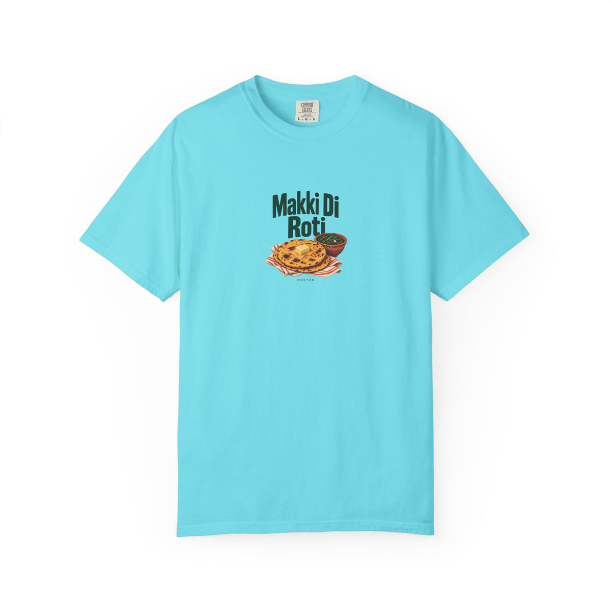 Makki Di Roti — Rooted White Garment-Dyed T-Shirt