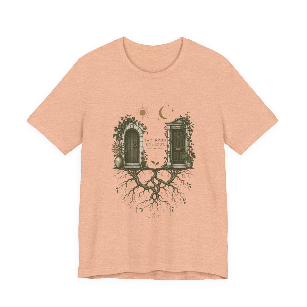 Two Homes, One Root — Rooted Tee