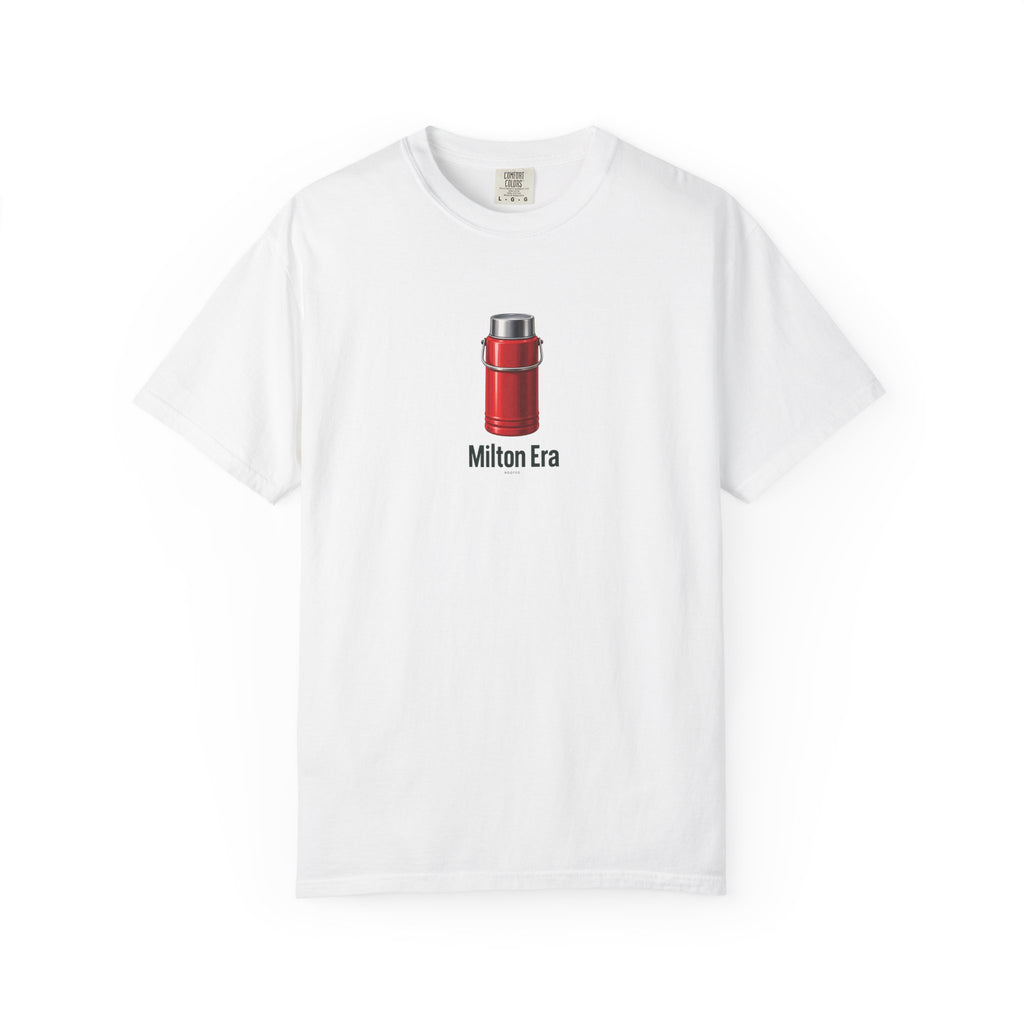 Milton Era — Rooted White Garment-Dyed T-Shirt