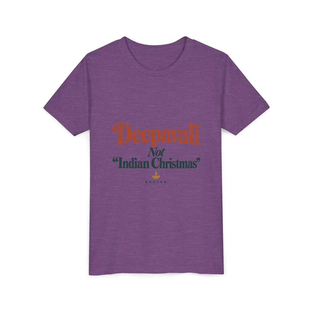 Deepavali, Not “Indian Christmas” Tee – Youth