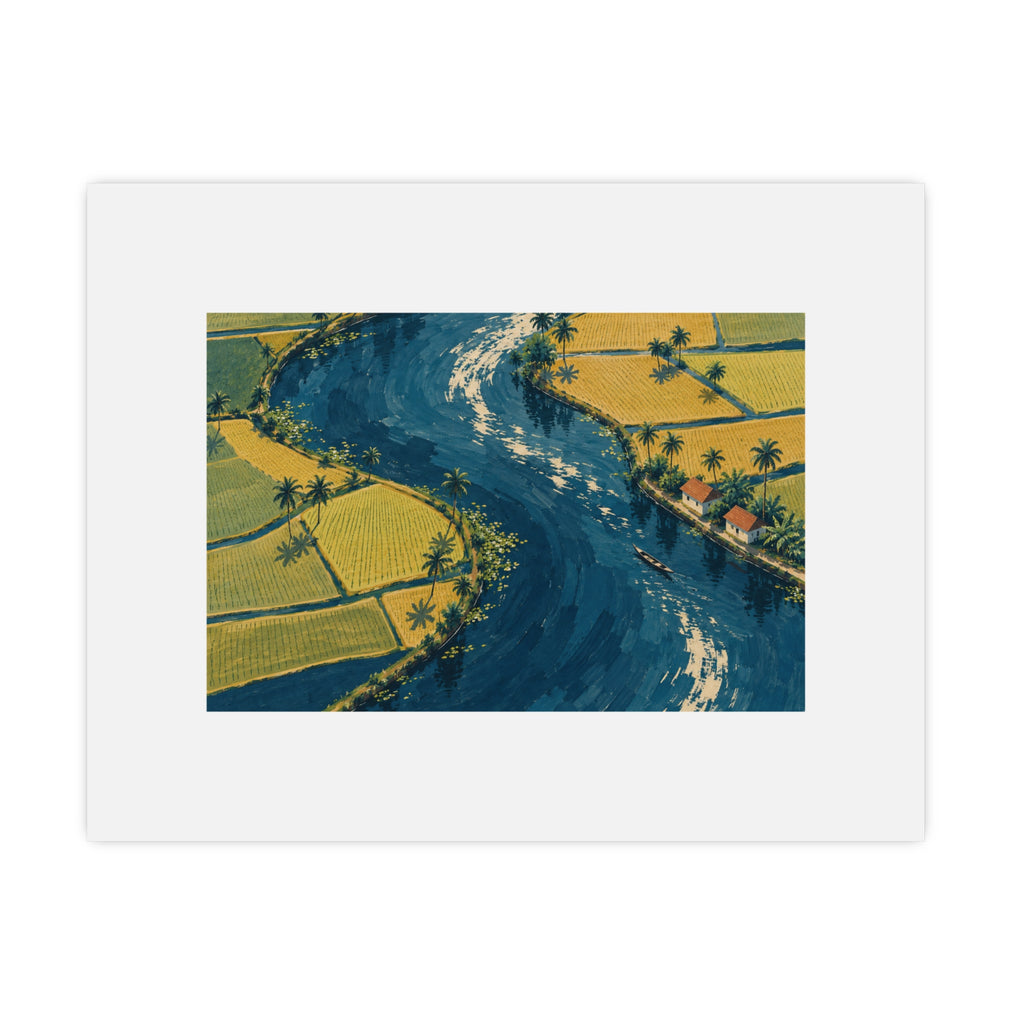 Water, Held Still — Kerala Matte Art Print | 14 × 11 in