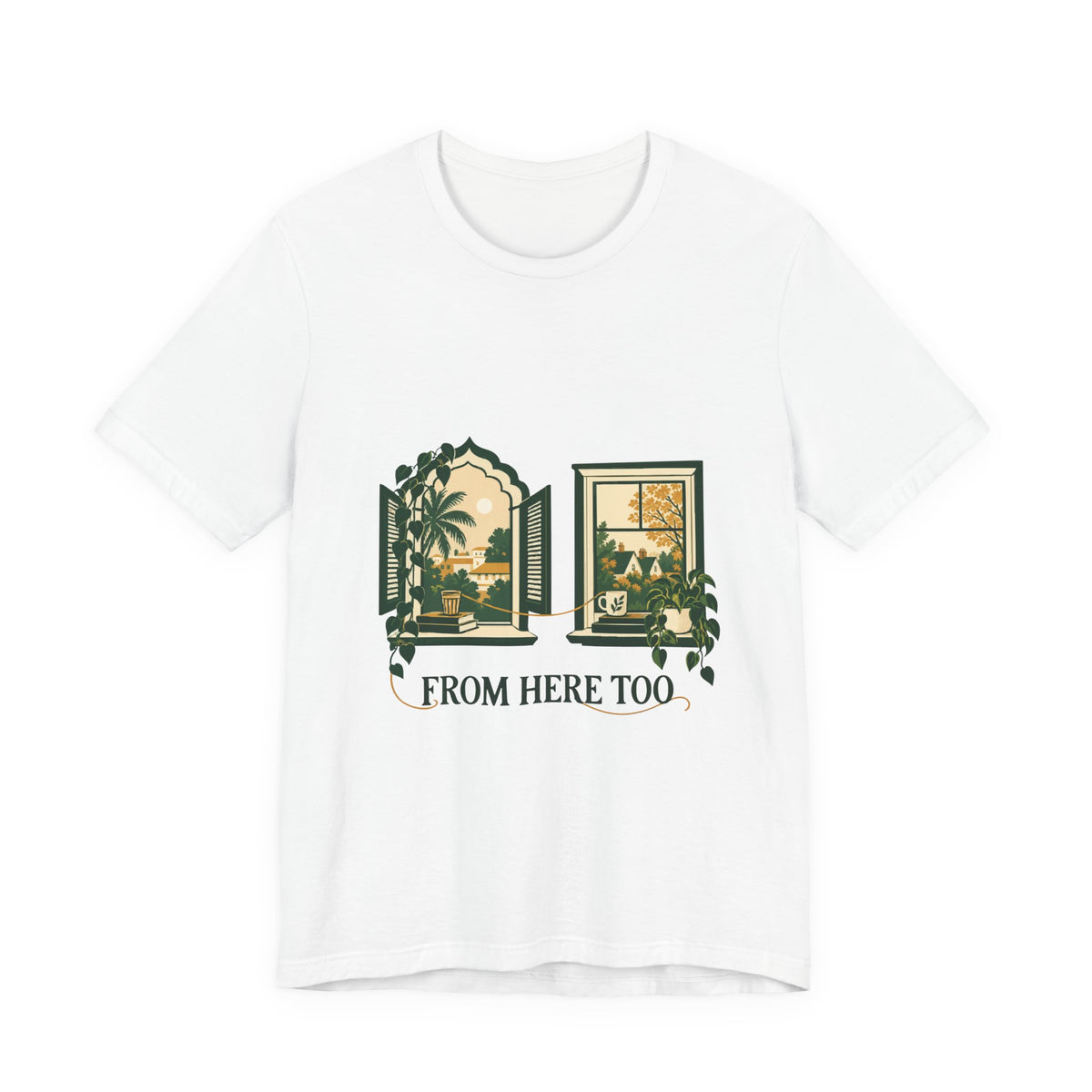 From Here Too — Two Homes Tee