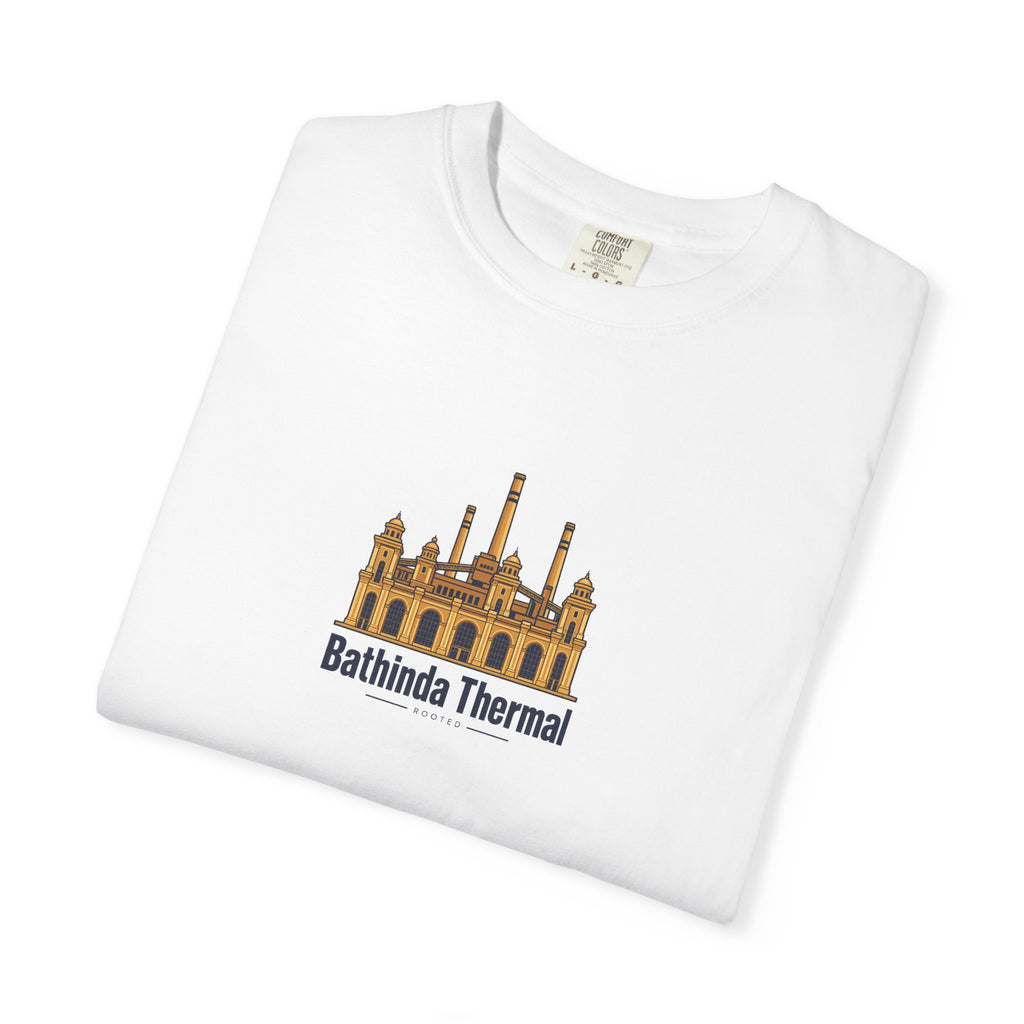 Bathinda Thermal — Rooted White Garment-Dyed T-Shirt