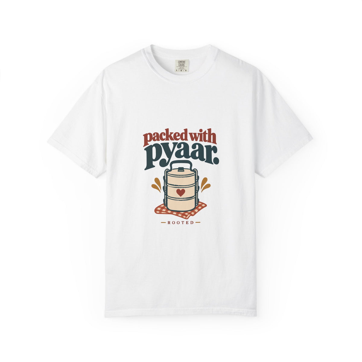 Packed With Pyaar — Rooted Garment-Dyed T-Shirt