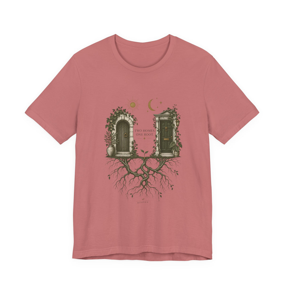 Two Homes, One Root — Rooted Tee