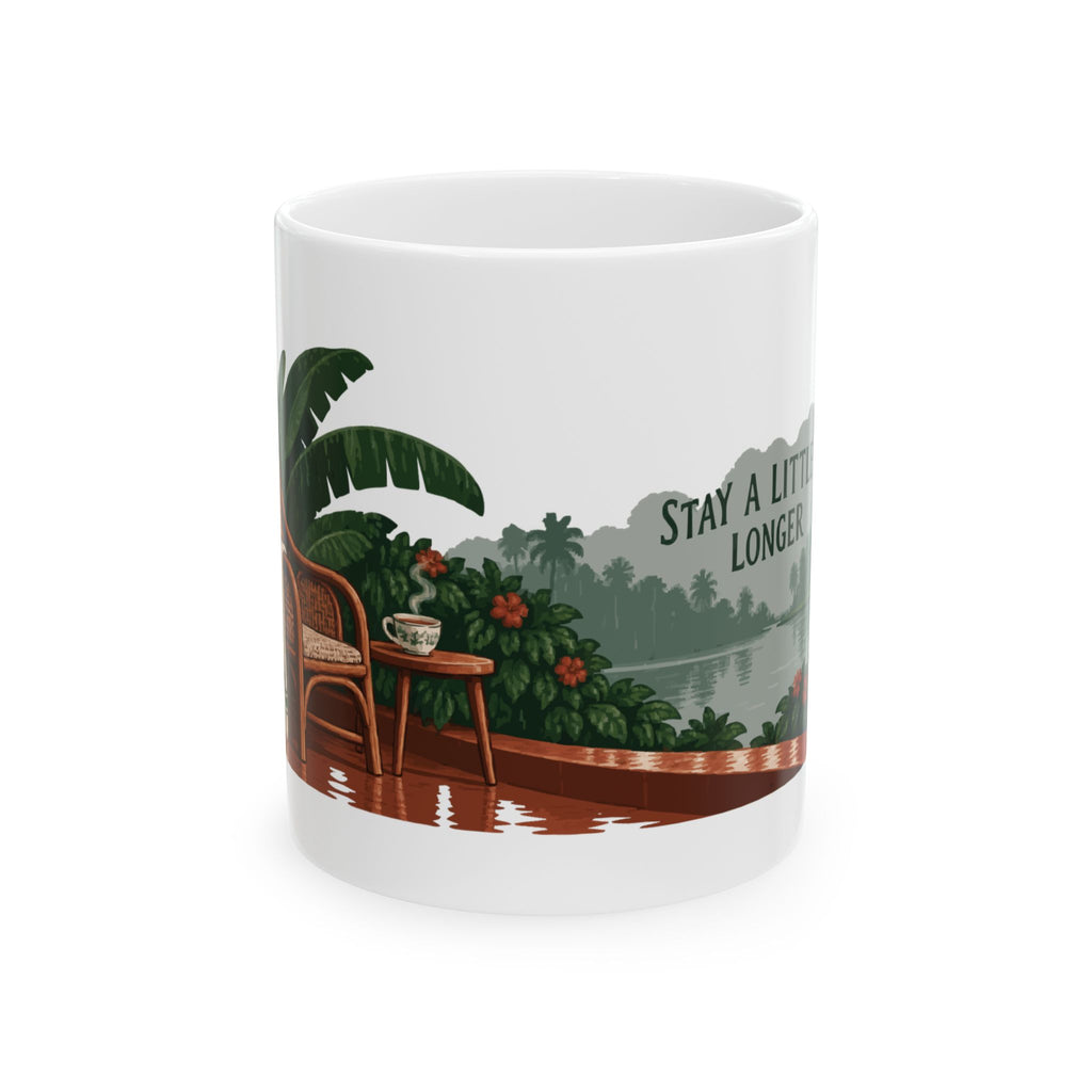 Stay Until the Rain Stops — Kerala Ceramic Mug