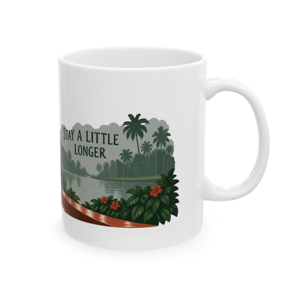 Stay Until the Rain Stops — Kerala Ceramic Mug