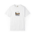 Terrace Nights — Rooted White Garment-Dyed T-Shirt