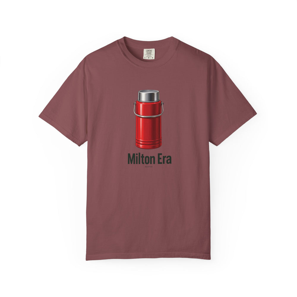 Milton Era — Rooted White Garment-Dyed T-Shirt