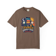 The Family Group Chat Never Sleeps — Diaspora Graphic T-Shirt