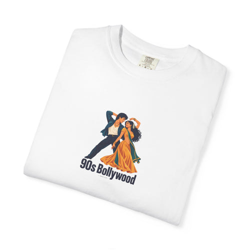 90s Bollywood — Rooted White Garment-Dyed T-Shirt