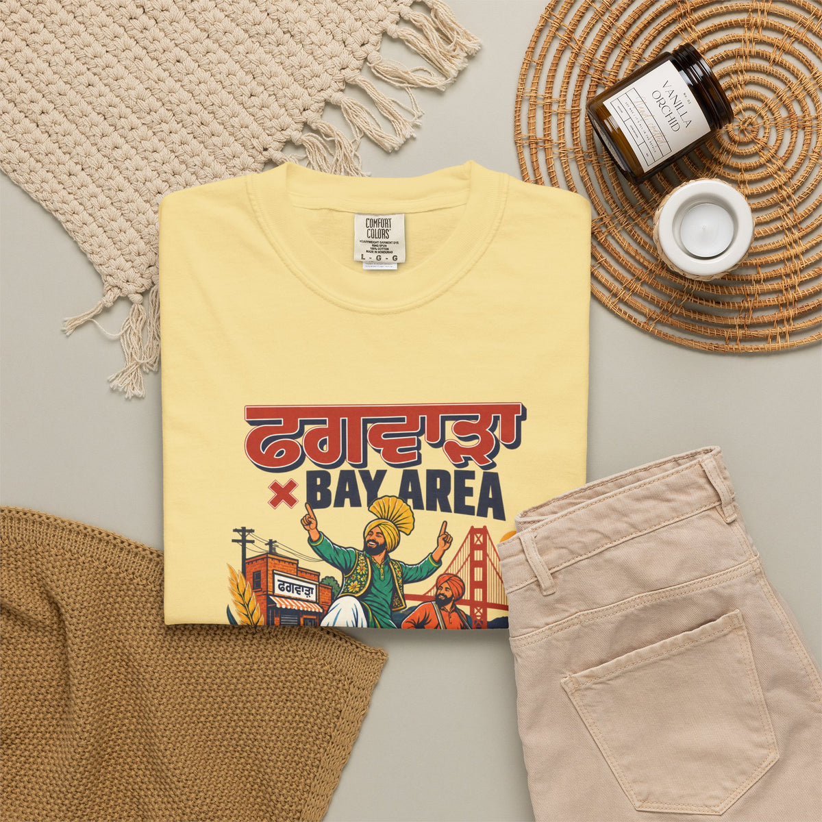 Phagwara X Bayarea — Apna Jazbaat — Rooted  T-Shirt