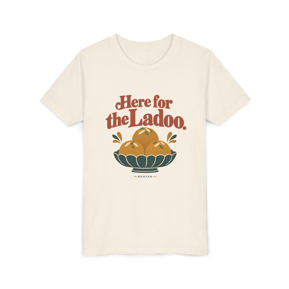 Here for the Ladoo Tee – Youth