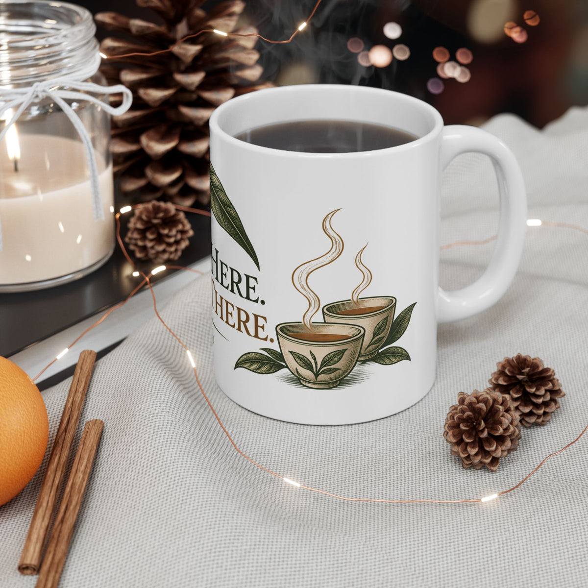 Brewed Here. Rooted There. — Rooted Ceramic Mug | 11 oz & 15 oz