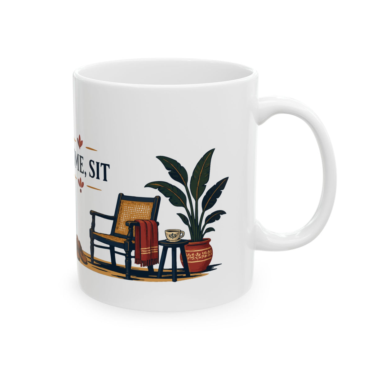 A Door Left Open — Gujarat Ceramic Mug