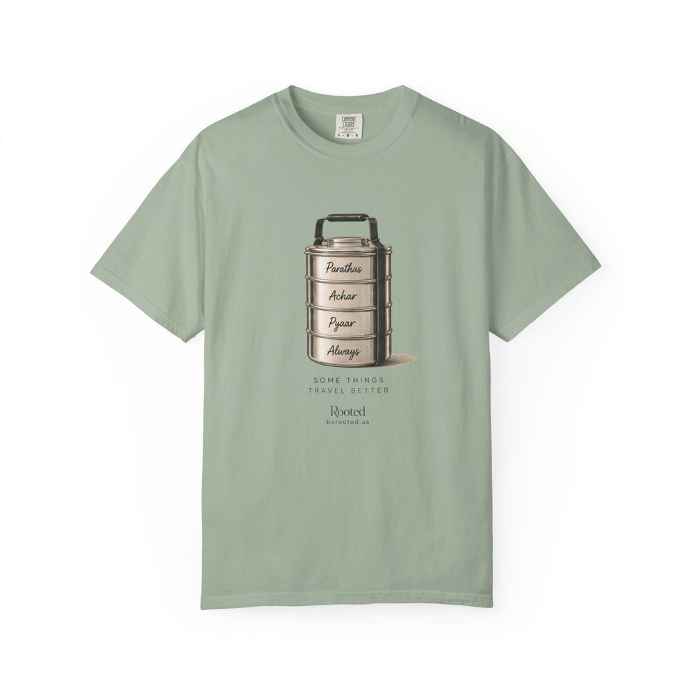 Prantha achaar pyaar always— Rooted  T-Shirt