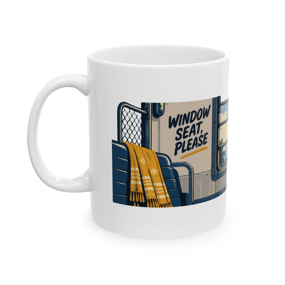 Window Seat, Please — Maharashtra Ceramic Mug