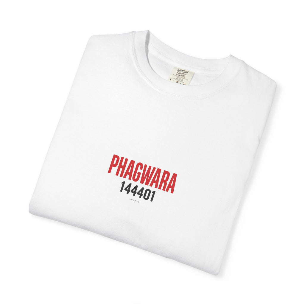 Phagwara 144401 — Rooted White Garment-Dyed T-Shirt