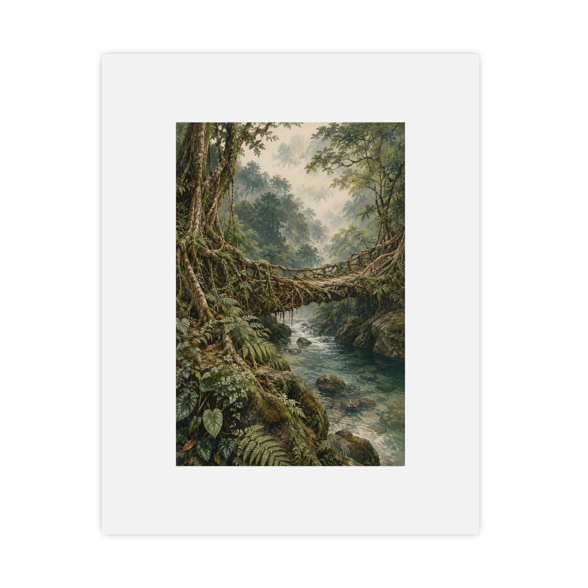 Living Threads — Meghalaya Matte Art Print | 11 × 14 in