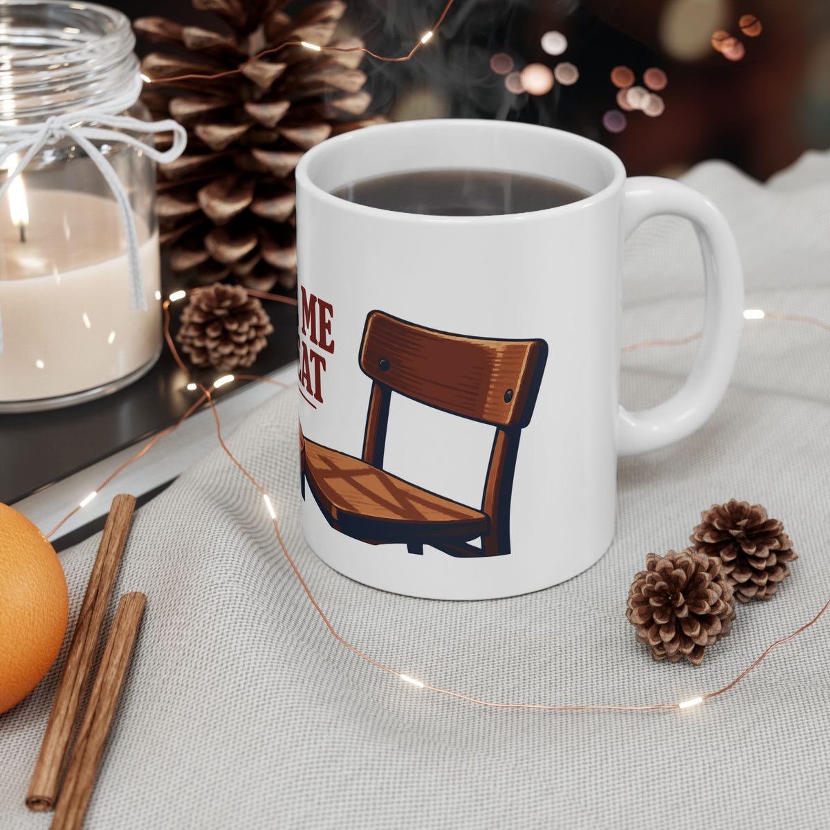 Save Me a Seat — Telangana Ceramic Mug
