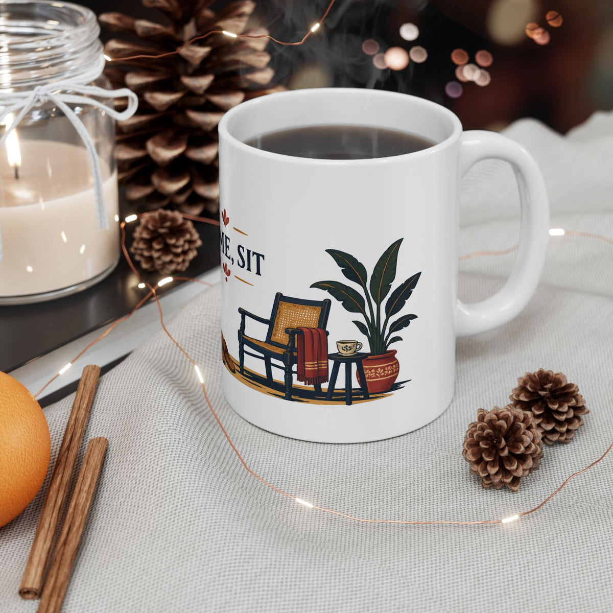 A Door Left Open — Gujarat Ceramic Mug