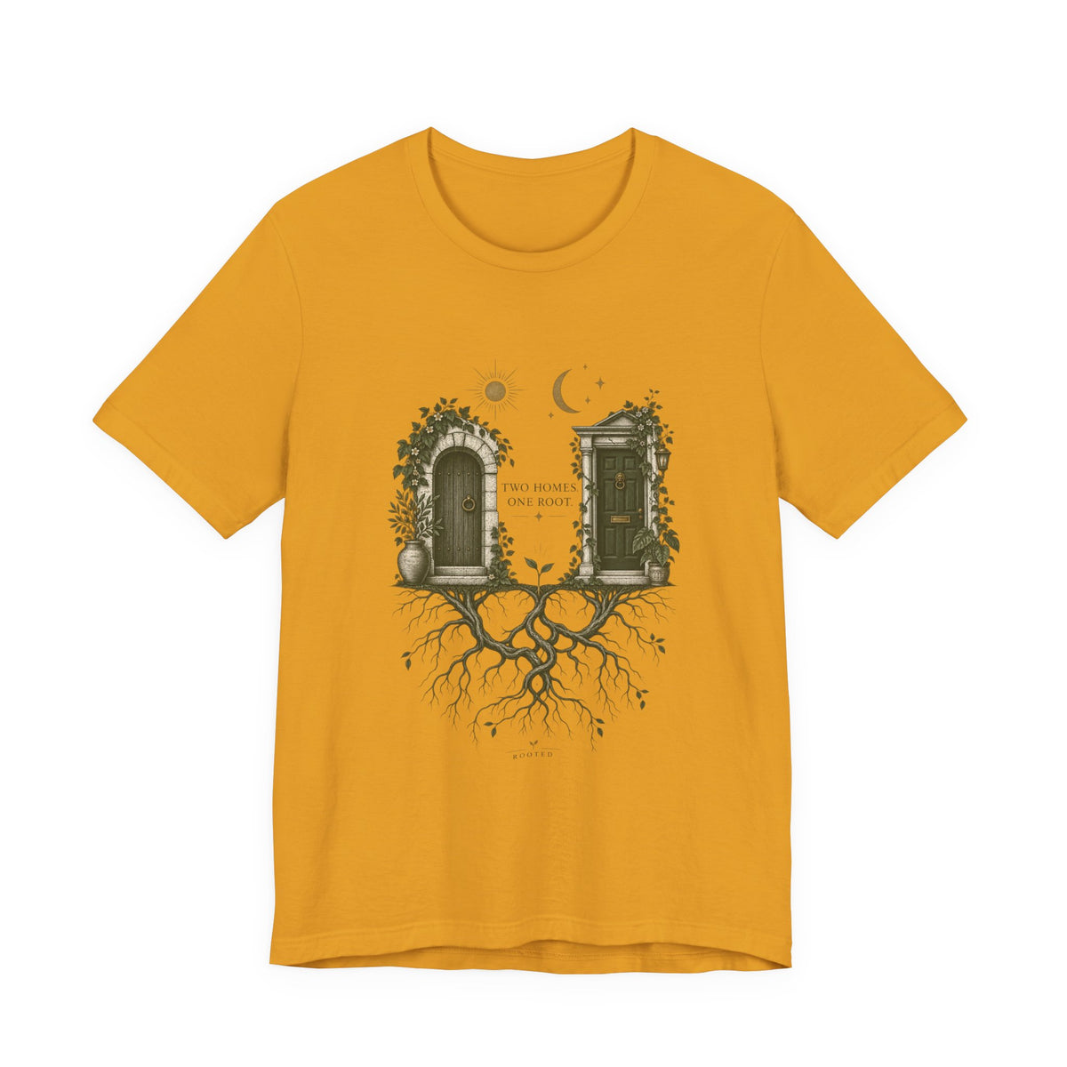 Two Homes, One Root — Rooted Tee