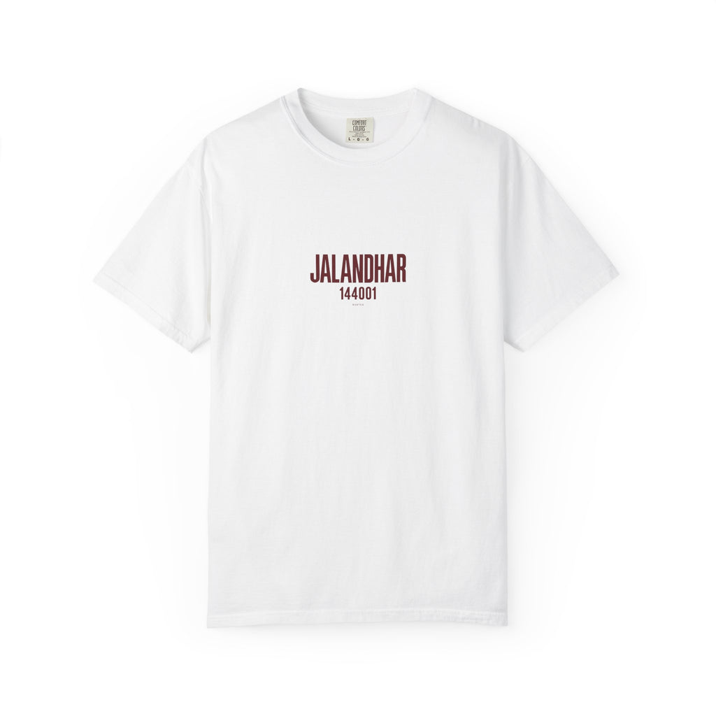 Jalandhar 144001 — Rooted White Garment-Dyed T-Shirt