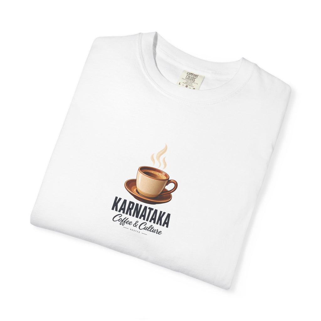 Karnataka — Coffee & Culture — Rooted White Garment-Dyed T-Shirt