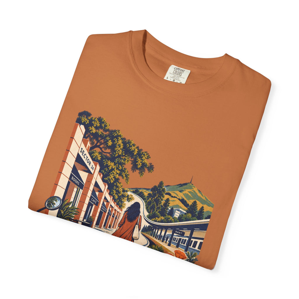 From Sector 34 to Fremont— Rooted White Garment-Dyed T-Shirt